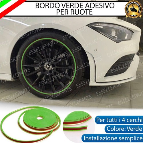 Contorno verde bordo ruote - verde,